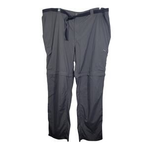 Columbia Omni -Shade Gray Convertible Pants Size 50 x 34L 102625-1234